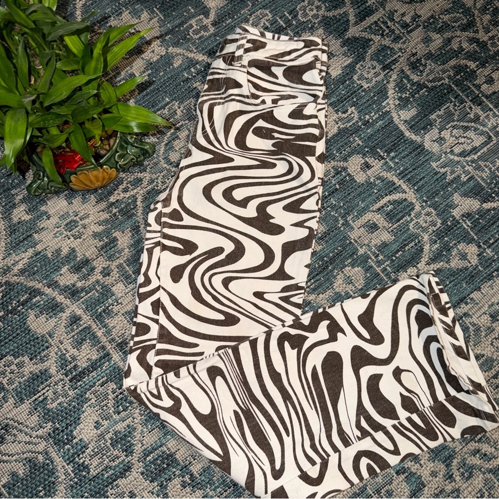 •RSQ• Zebra Print Pants